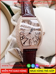 dong-ho-nu-davena-mat-oval-full-da-rose-gold-day-da-nau-timesstore-vn