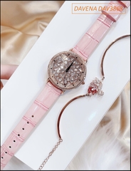 set-dong-ho-nu-davena-swarovski-rose-gold-day-da-hong-lac-tay-thien-nga-dep-gia-re-timesstore-vn