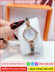 dong-ho-nu-davena-mat-tron-trang-rose-gold-lac-tay-timesstore-vn