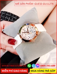 dong-ho-nu-guess-mat-tron-dinh-da-ngoc-trai-day-silicone-trang-thoi-trang-dep-timesstore-vn