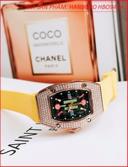 dong-ho-nu-hanboro-candy-mat-oval-full-da-swarovski-rose-gold-day-silicone-vang-chinh-hang-dep-gia-re-timesstore-vn