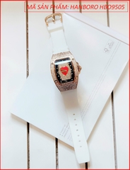 dong-ho-nu-hanboro-mat-trai-tim-do-full-da-swarovski-rose-day-silicone-trang-dep-gia-re-chinh-hang-timesstore-vn