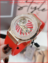 dong-ho-nu-hanboro-co-tu-dong-automatic-mat-tron-rose-gold-day-silicone-do-chinh-hang-dep-gia-re-timesstore-vn