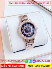 dong-ho-nu-madocy-mat-xanh-dinh-da-day-rose-gold-timesstore-vn