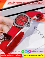 dong-ho-nu-madocy-tua-patek-phillipe-mat-dinh-da-day-silicone-do-timesstore-vn