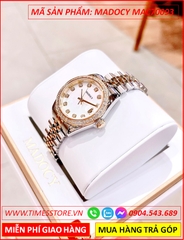 dong-ho-nu-madocy-tua-rolex-mat-trang-day-demi-timesstore-vn