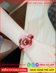 dong-ho-nu-melissa-bulgari-mat-tron-xoay-dinh-da-rose-gold-day-da-hai-mau-do-hong-thoi-trang-dep-gia-re-timesstore-vn