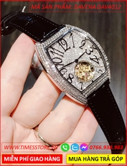 set-dong-ho-nam-davena-automatic-mat-oval-dinh-da-swarovski-silver-day-kim-loai-dep-gia-re-timesstore-vn