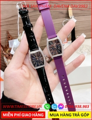 set-dong-ho-nu-davena-mat-oval-xanh-dinh-da-swarovski-silver-day-silicone-tim-dep-gia-re-timesstore-vn