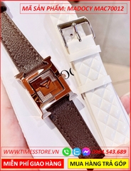 set-dong-ho-nu-madocy-mat-vuong-chia-4-goc-tua-hermes-dinh-da-rose-gold-day-da-nau-thoi-trang-dep-timesstore-vn