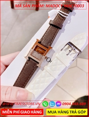 set-dong-ho-nu-madocy-mat-vuong-tua-hermes-dinh-da-rose-gold-day-da-nau-thoi-trang-dep-timesstore-vn