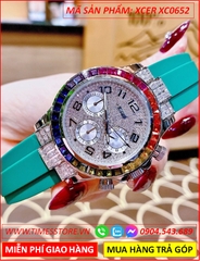 set-dong-ho-nu-xcer-tua-rolex-dinh-da-nhieu-mau-day-da-vang-timesstore-vn