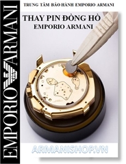 Thay Pin cho đồng hồ Emporio Armani chính hãng