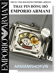 Thay Pin cho đồng hồ Emporio Armani chính hãng