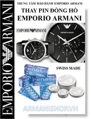 Thay Pin cho đồng hồ Emporio Armani chính hãng