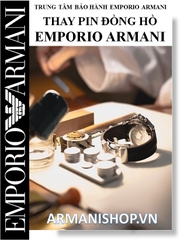 Thay Pin cho đồng hồ Emporio Armani chính hãng