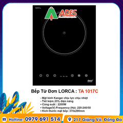 Bếp từ đơn Lorca TA 1017C