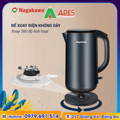 Ấm siêu tốc Nagakawa NAG0320 1.8L