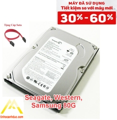 Ổ Cứng HDD Western Seagate Samsung Hitachi 80G Máy Bộ