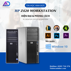 Máy Trạm HP Z400 Workstation Xeon E5620/8GB DDR3/SSD 120GB/Quadro K620