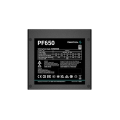 Nguồn máy tính Deepcool PF650 650W 80 Plus R-PF650D-HA0B-EU