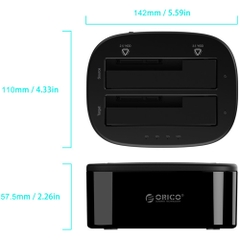 HDD Docking Orico 2 bays 2.5