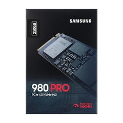 SSD Samsung 980 Pro 250GB PCIe Gen 4.0 x4 NVMe V-NAND M.2 2280 MZ-V8P250BW