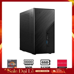 Mini PC ASRock DeskMini X300 ST-AX35600G (Ryzen 5 5600G, Ram 16GB DDR4, SSD 512GB)