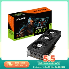 VGA Gigabyte GeForce RTX 4060 Ti GAMING OC 16G GDDR6 GV-N406TGAMING-OC-16GD