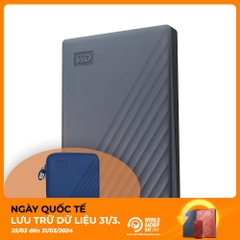 Ổ cứng di động Western Digital My Passport 4TB Works with USB-C WDBRMD0040BGY-WESN