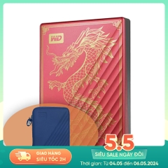 Ổ cứng di động 2TB WD My Passport Ultra Limited Edition Dragon USB 3.2 Type-C WDBRHB0020BRD-WESN