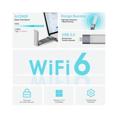 USB WiFi TP-Link Archer TX50UH WiFi 6 AX3000 Archer-TX50UH