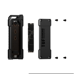 Box di động SSD M.2 PCIe NVMe to USB 3.2 Type-C 10Gbps Asus TUF Gaming A1 ESD-T1A/BLK/G/AS//