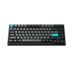 Bàn phím cơ AKKO MonsGeek MG75 Black & Cyan (Akko Sw V3)