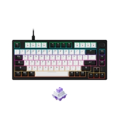 Bàn phím cơ Dareu EK75 White Black PBT Multi Led (Dareu Sw)