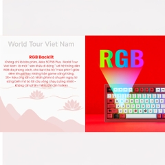 Bàn phím cơ không dây AKKO 5075B Plus World Tour Viet Nam RGB Hotswap (Akko Sw)