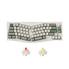 Bàn phím cơ không dây Alice Keychron Q8 Max Shell White RGB Knob Hotswap (Gateron Sw)