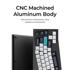 Bàn phím cơ không dây Alice Keychron Q8 Max RGB Hotswap (Gateron Sw)