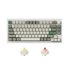 Bàn phím cơ không dây Keychron Q1 Max Shell White RGB Knob Hotswap (Gateron Sw)