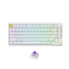 Bàn phím cơ không dây Keychron Lemokey P1 HE Shine Through RGB Hotswap CNC Aluminum (Magnetic Sw)