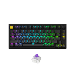 Bàn phím cơ không dây Keychron Lemokey P1 HE Shine Through RGB Hotswap CNC Aluminum (Magnetic Sw)