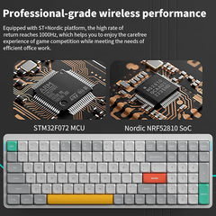 Bàn phím cơ không dây Nuphy Air96 V2 RGB Hotswap (Nuphy Sw)