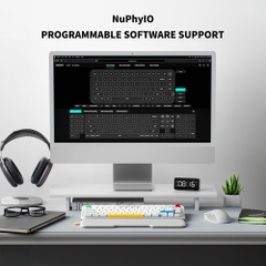 Bàn phím cơ không dây NuPhy Kick75 Hybrid Low Profile RGB Hotswap (Nuphy Sw)