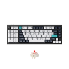 Bàn phím cơ không dây Southpaw Keychron Q12 Max Carbon Black RGB Knob Hotswap (Gateron Sw)