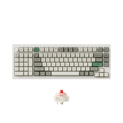 Bàn phím cơ không dây Southpaw Keychron Q12 Max Shell White RGB Knob Hotswap (Gateron Sw)