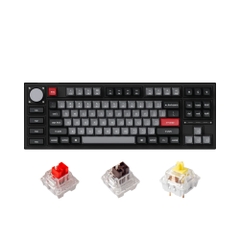 Bàn phím cơ không dây TKL Keychron Q3 Pro Carbon Black SE RGB Knob Hotswap (Keychron K Pro Sw)