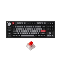 Bàn phím cơ không dây TKL Keychron Q3 Pro Carbon Black SE RGB Knob Hotswap (Keychron K Pro Sw)