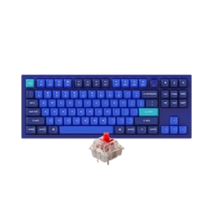 Bàn phím cơ TKL Keychron Q3 Full Assembled Knob Navy Blue Gateron G Pro Red Q3-O1