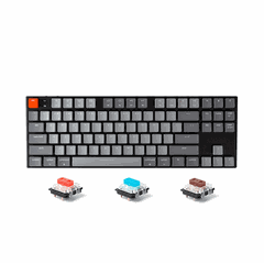 Bàn phím cơ TKL không dây Keychron K1V4 White Led Gateron Switch Low Profile Red / Blue / Brown