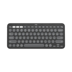 Bàn phím Không dây Logitech Pebble Keys 2 K380s Multi-Device Tonal Graphite 920-011753